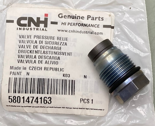 CNH Industrial 5801474163 Valve Pressure Relie New Genuine