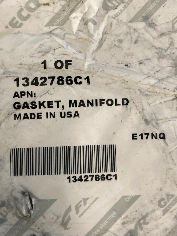 CNH Industrial 1342786C1 Gasket Manifold New Genuine