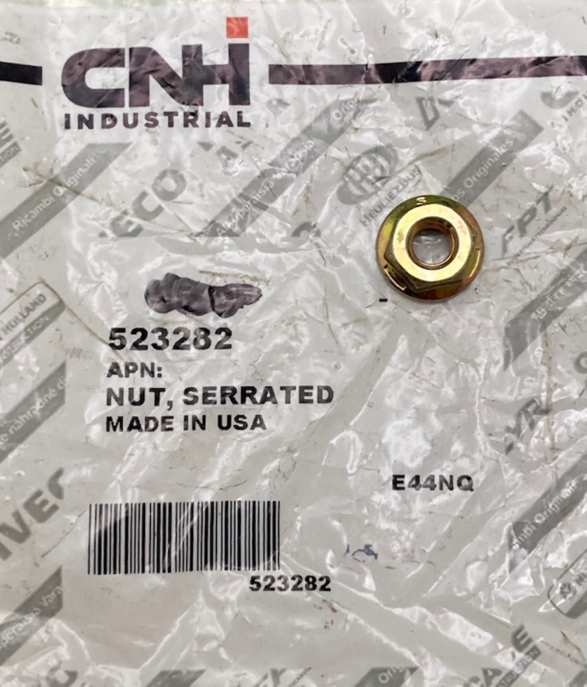 QTY 2 CNH Industrial 523282 Nut Flange New Genuine