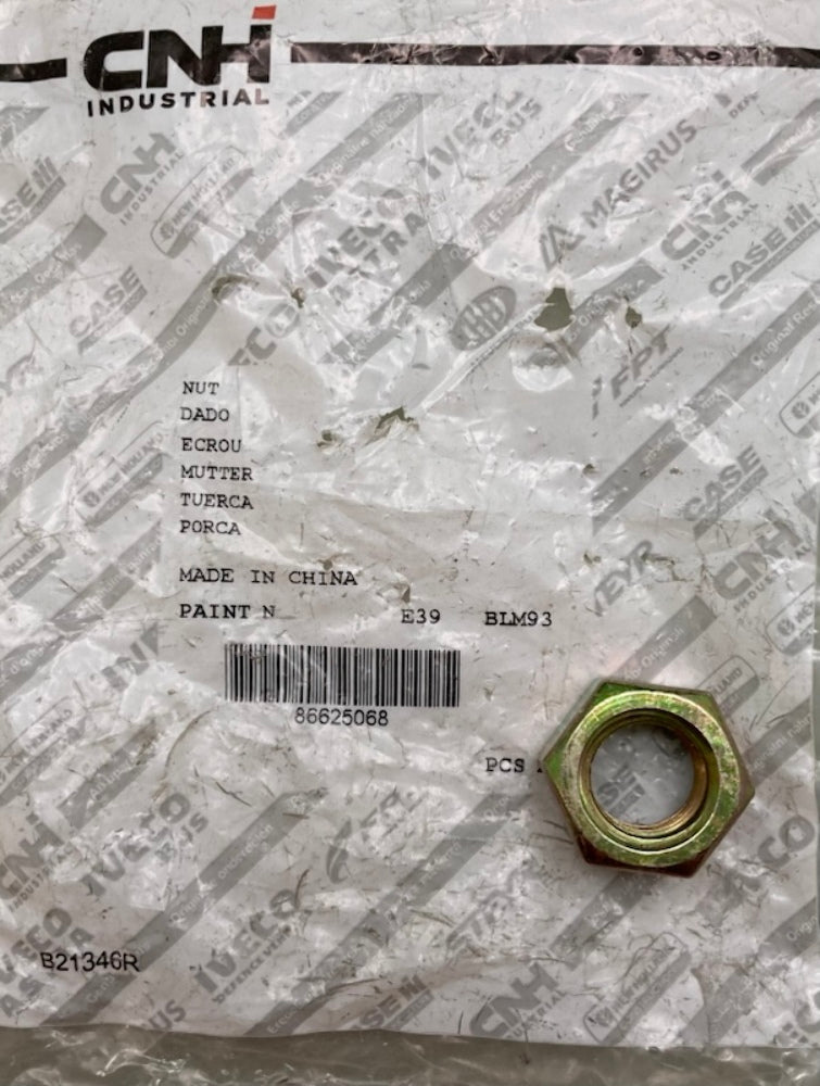 CNH Industrial 86625068 Nut CASE CONSTRUCTION  New Genuine