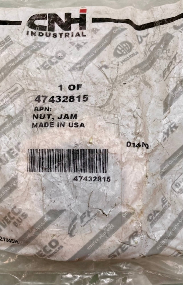 CNH Industrial 47432815 Jam Nut New Genuine