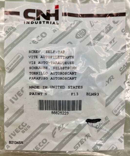 CNH Industrial 86625223 Self-Tap Screw New Genuine