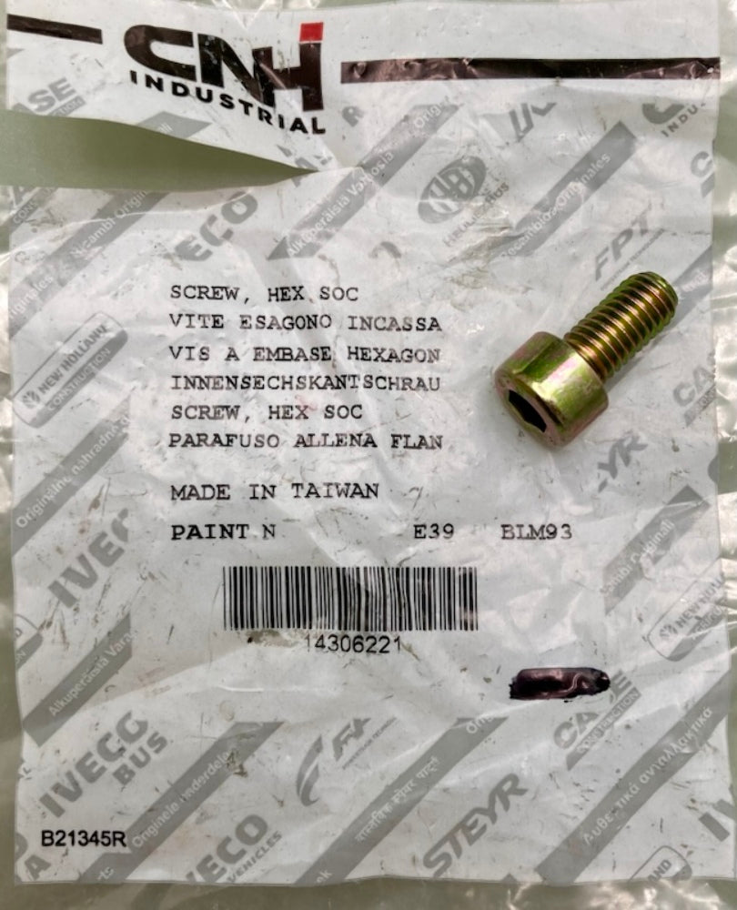 CNH Industrial 14306221 Hex Screw New Genuine