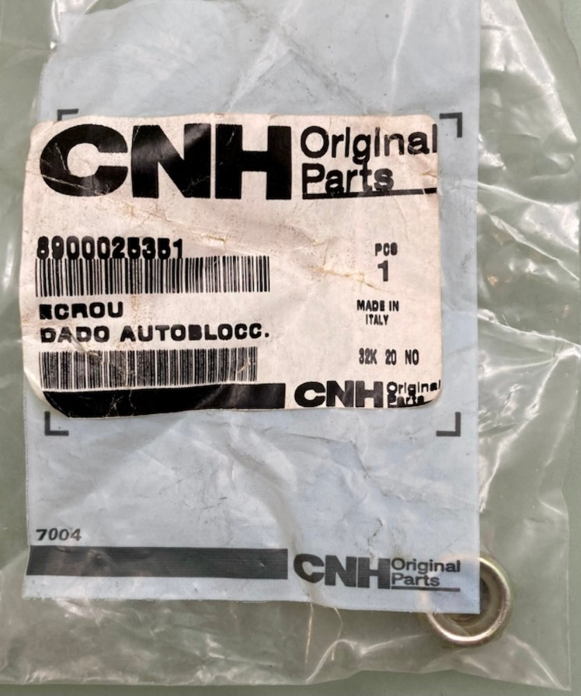 CNH Industrial 8900025351 Nut New Genuine