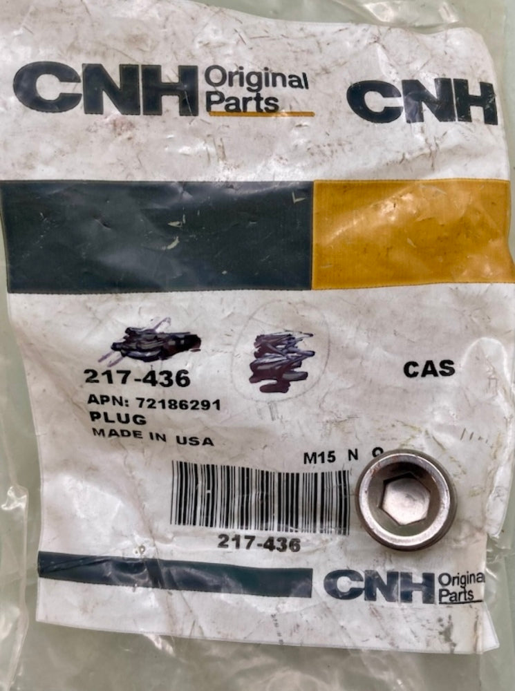 CNH Industrial 217-436 Plug New Genuine