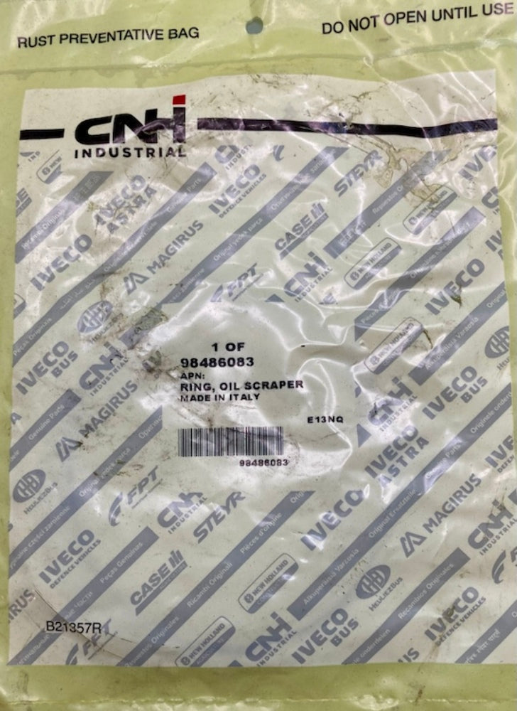 CNH Industrial 98486083 Oil Scraper Ring New Genuine