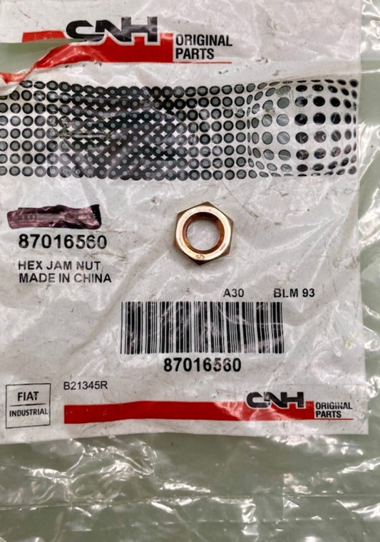 CNH Industrial 87016560 Hex Jam Nut New Genuine