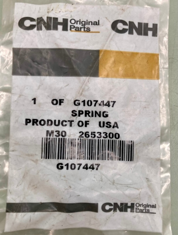 CNH Industrial G107447 Spring New Genuine
