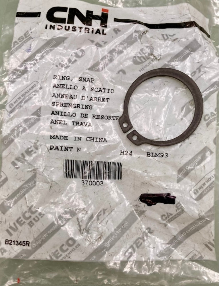 CNH Industrial 370003 Ring Snap New Genuine