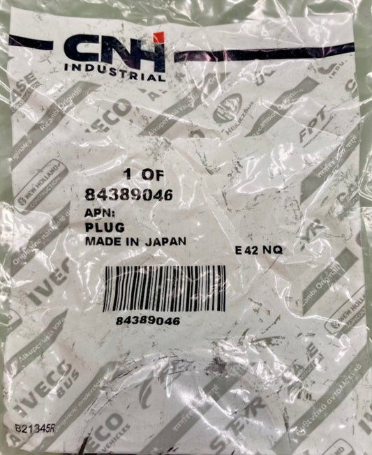 CNH Industrial 84389046 Plug New Genuine