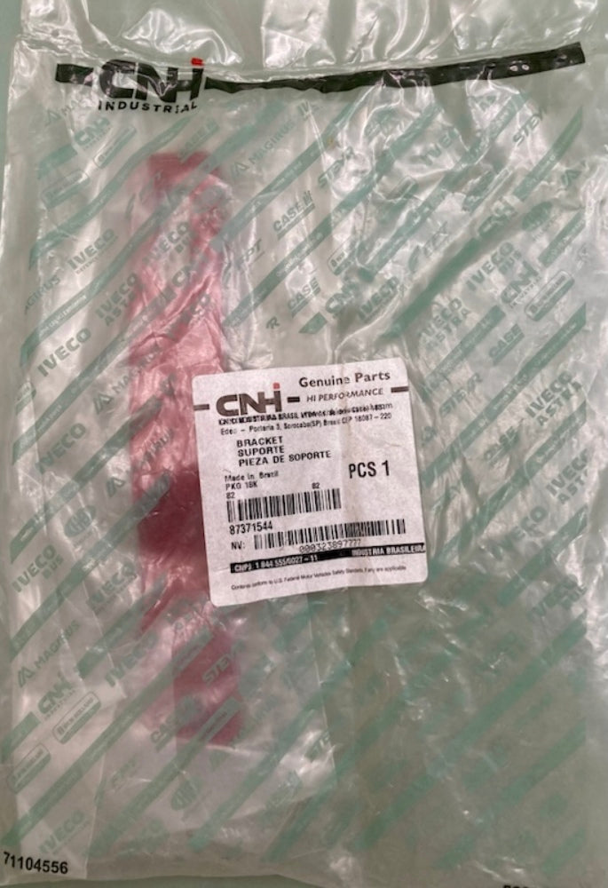 CNH Industrial 87371544 Bracket Suporte New Genuine