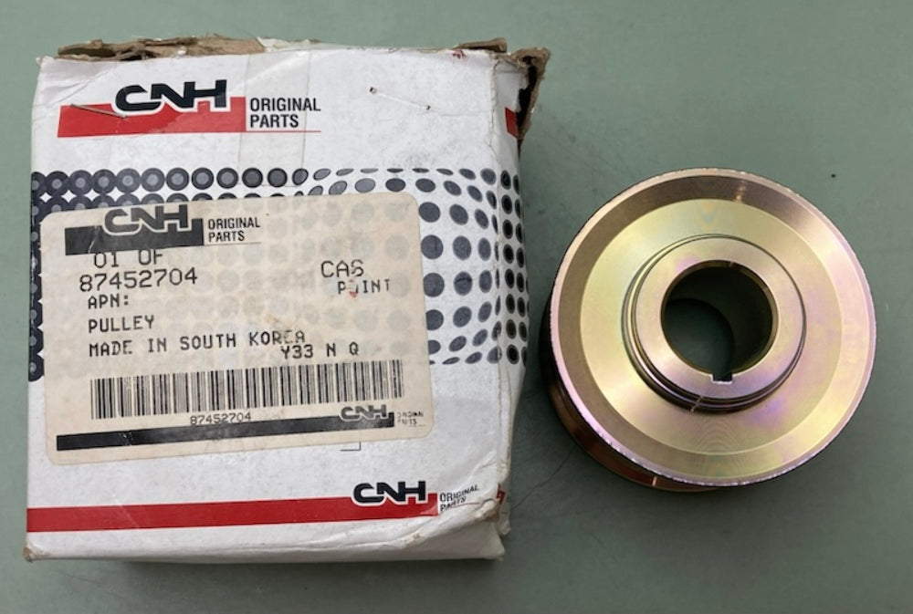 CNH 87452704 Pulley New Genuine 86975356; 87452703; J926858