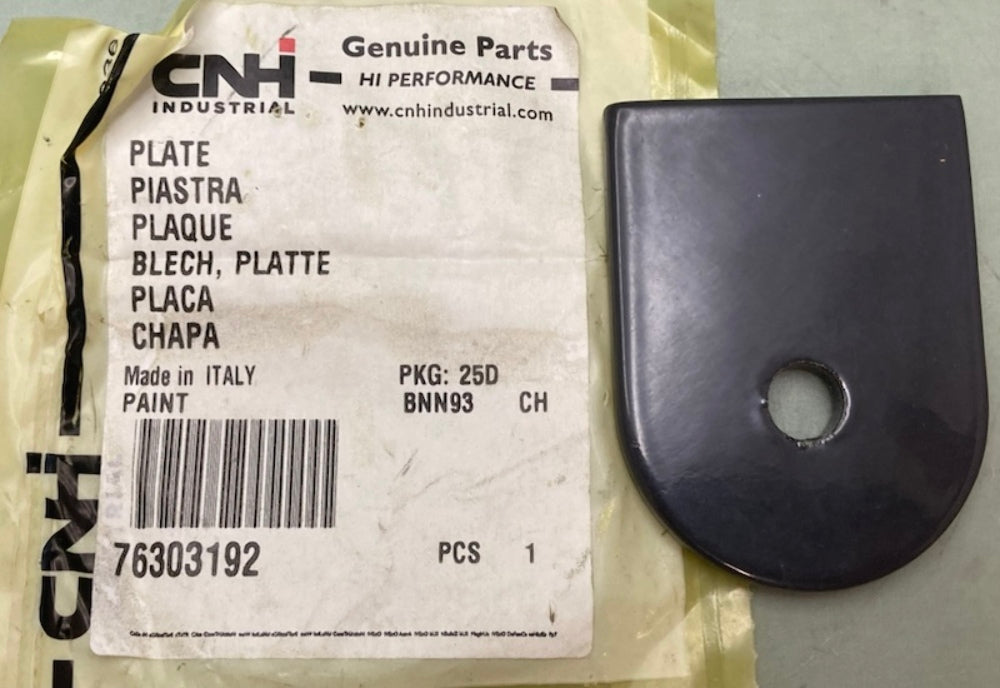 CNH Industrial 76303192 Plate New Genuine