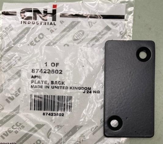 CNH Industrial 87423502 Plate Black New Genuine