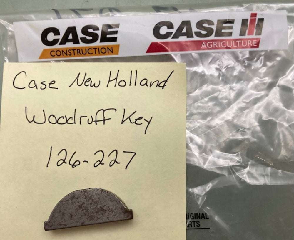CNH 126-227 Woodruff Key New Genuine