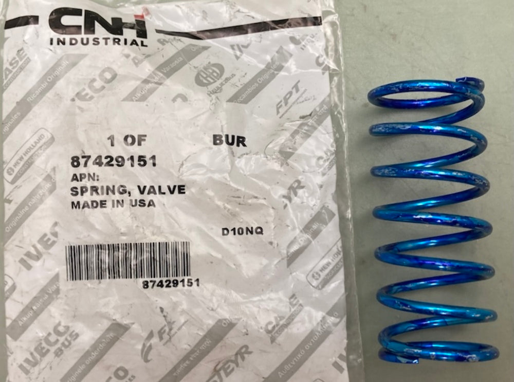 CNH Industrial 87429151 Spring Valve New Genuine