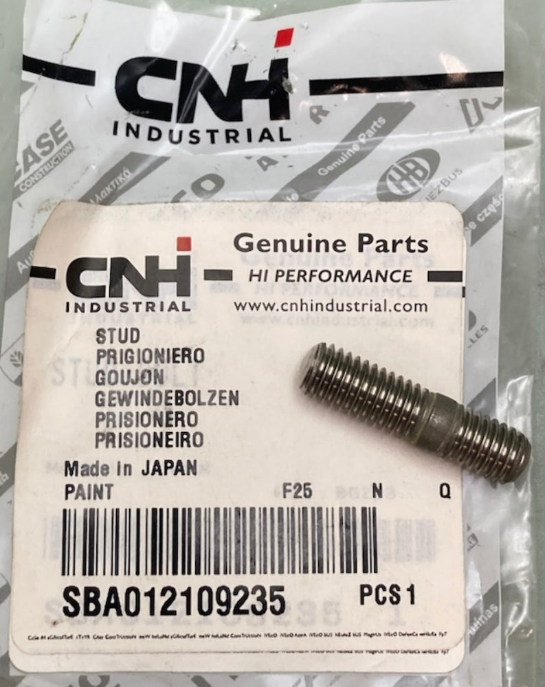 CNH Industrial SBA012109235 Stud New Genuine; 87780404