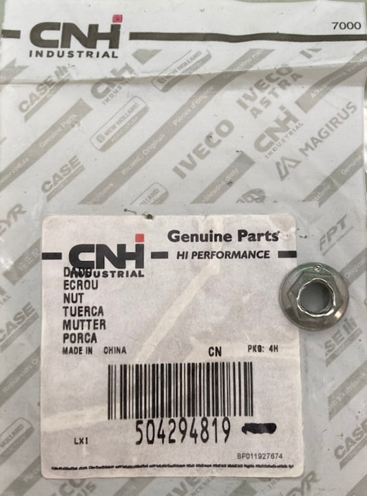 CNH Industrial 504294819 Nut New Genuine