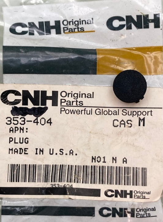QTY 5 CNH 353-404 Plastic Plug New Genuine