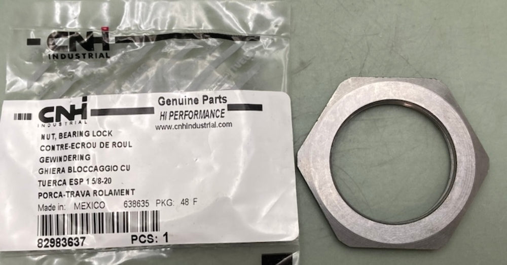 CNH Industrial 82983637 Nut Bearing Lock New Genuine