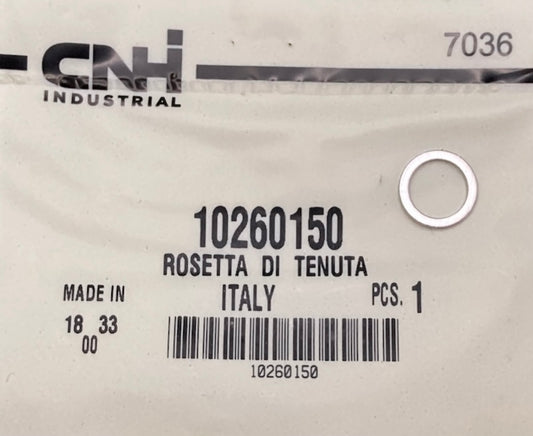 CNH Industrial 10260150 Washer 10.2mm ID x 14mm OD x 1mm Thk New Genuine
