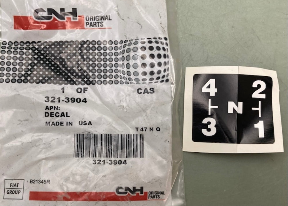 CNH 321-3904 Decal New Genuine
