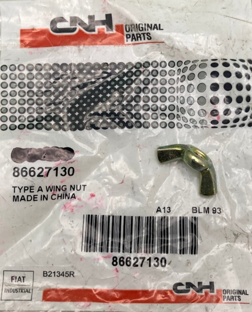 QTY 2 CNH 86627130 Nut Wing New Genuine