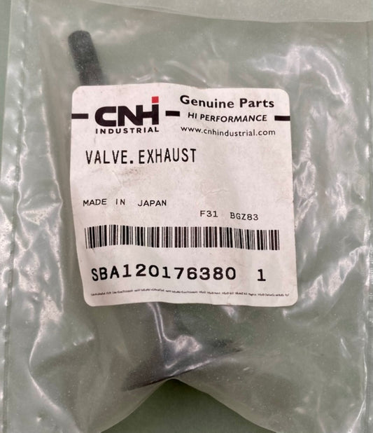 CNH Industrial SBA120176380 Exhaust Valve New Genuine