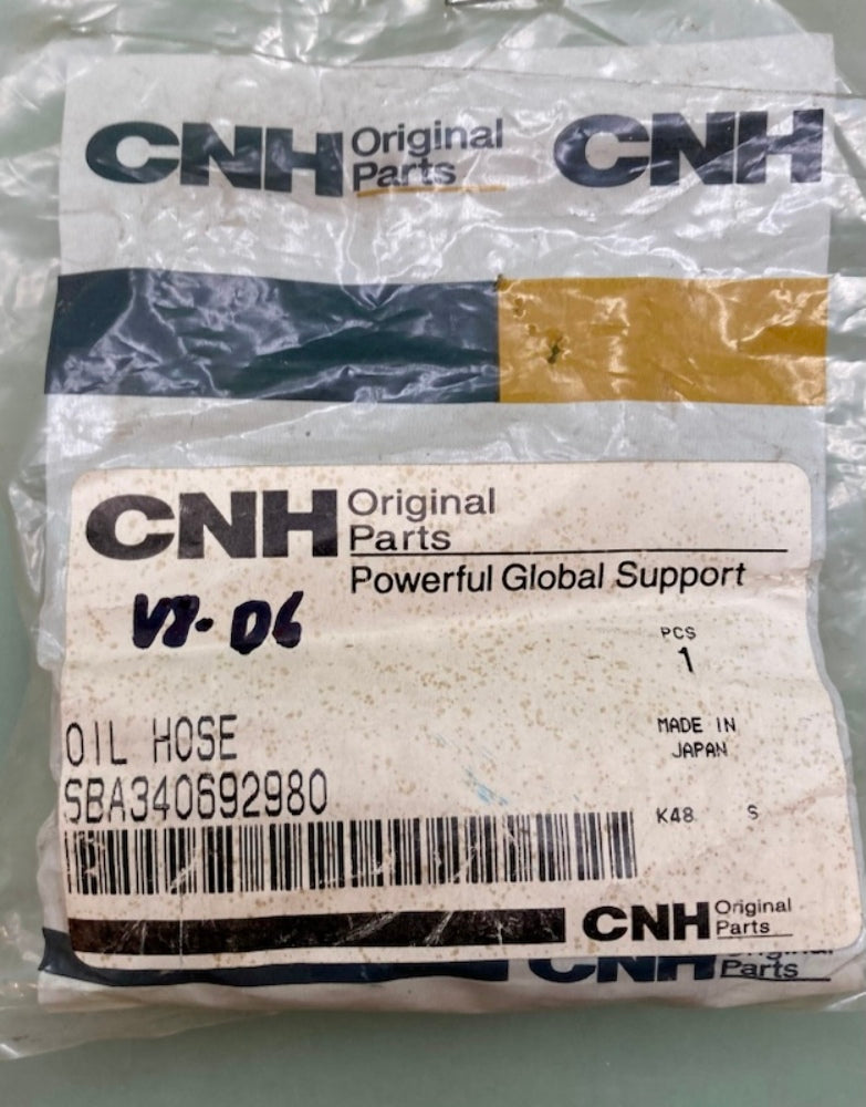 CNH Industrial SBA340692980 Oil Hose New Genuine