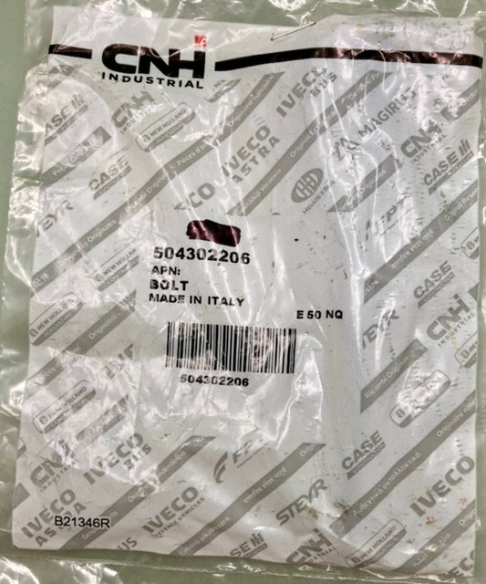 CNH Industrial 504302206 Bolt New Genuine