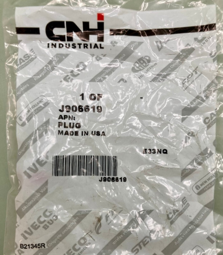 CNH Industrial J906618 Plug New Genuine