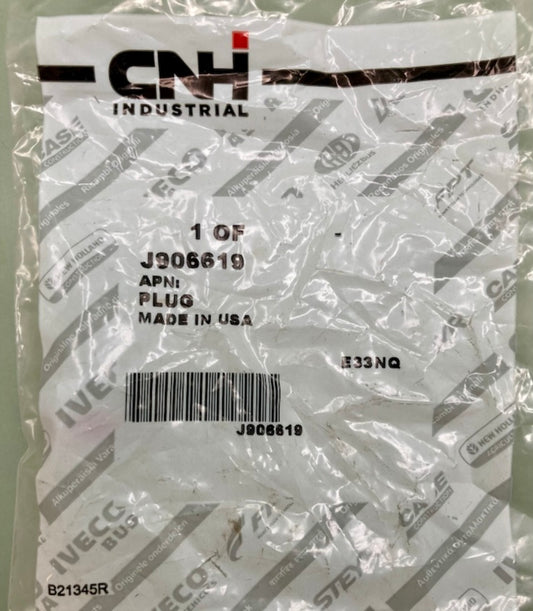CNH Industrial J906618 Plug New Genuine