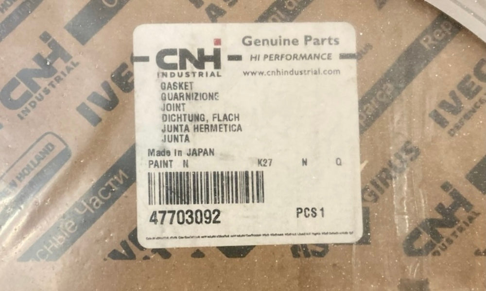 CNH Industrial 47703092 Gasket New Genuine