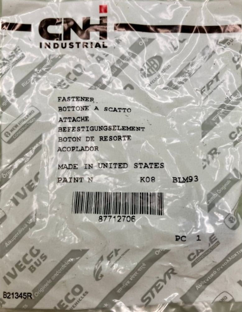 CNH Industrial 87712706 Fastener New Genuine