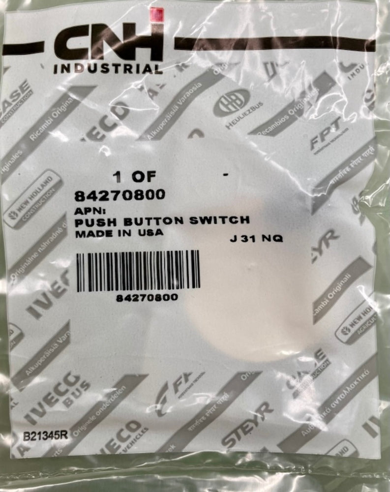 CNH Industrial 84270800 Push Button Switch New Genuine