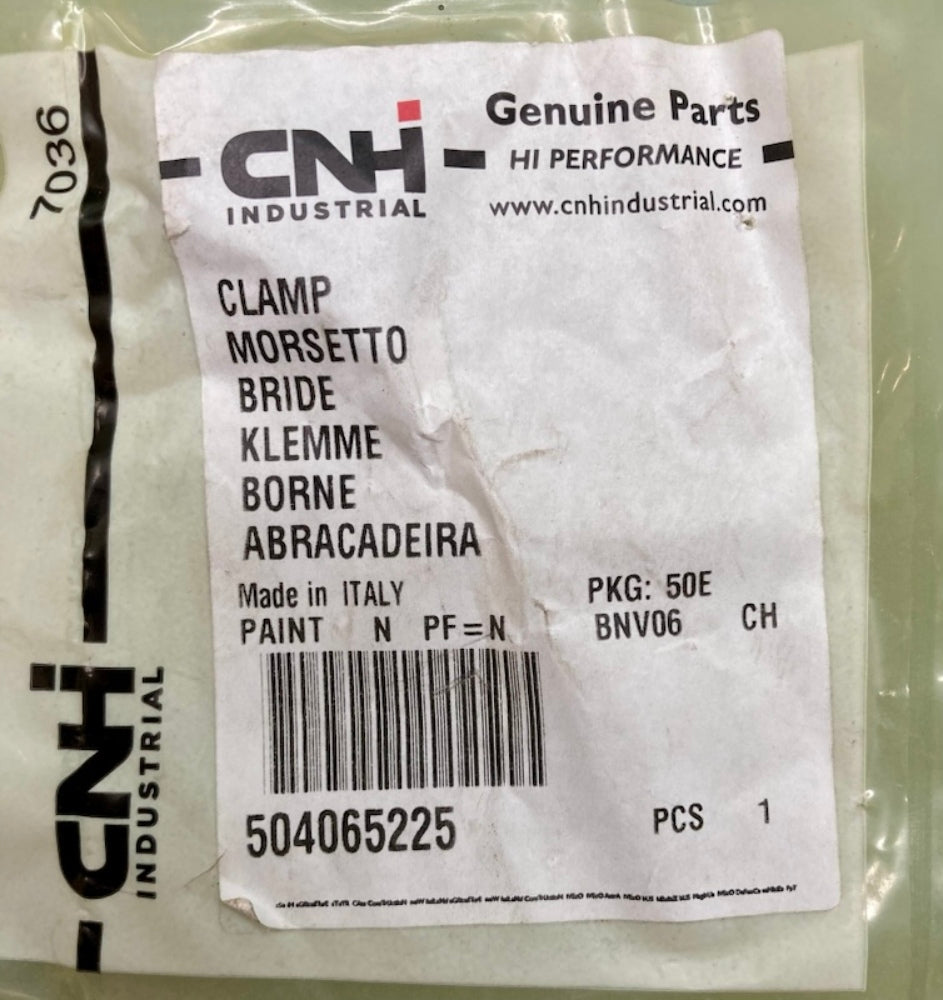 CNH Industrial 504065225 Clamp New Genuine