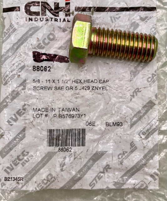 CNH Industrial 88062 Hex Head Cap Screw New Genuine