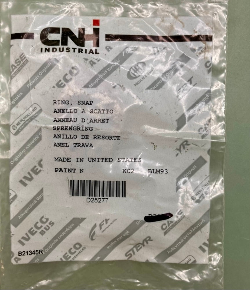 CNH Industrial D25277 Snap Ring New Genuine
