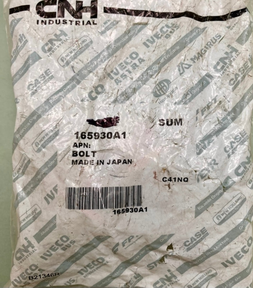 CNH Industrial 165930A1 Bolt New Genuine