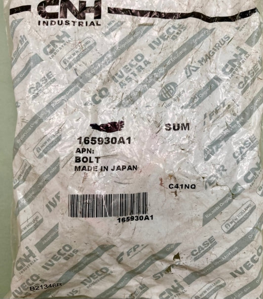 CNH Industrial 165930A1 Bolt New Genuine