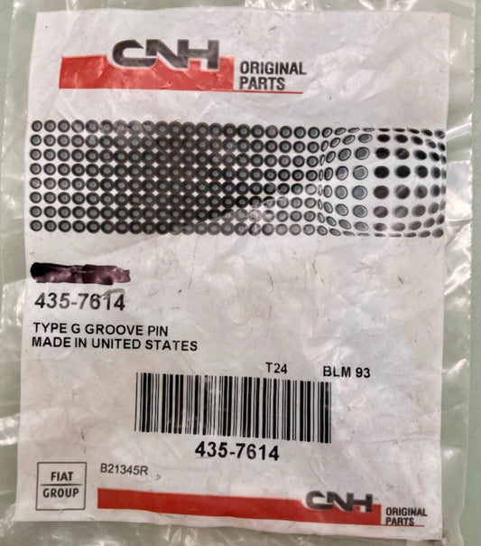 CNH Industrial 435-7614 Type G Groove Pin New Genuine