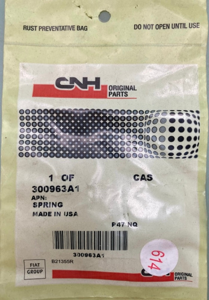 CNH Industrial 300963A1 Spring New Genuine