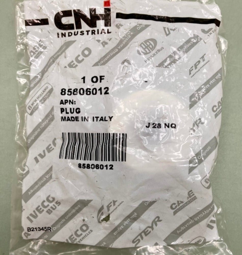CNH Industrial 85806012 Plug New Genuine