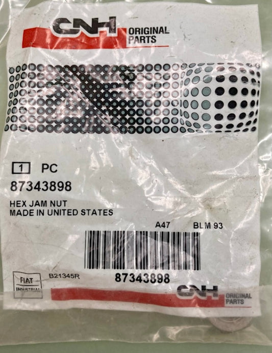 CNH Industrial 87343898 Hex Jam Nut New Genuine