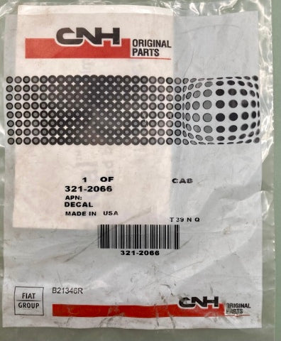 CNH Industrial 321-2066 Decal New Genuine