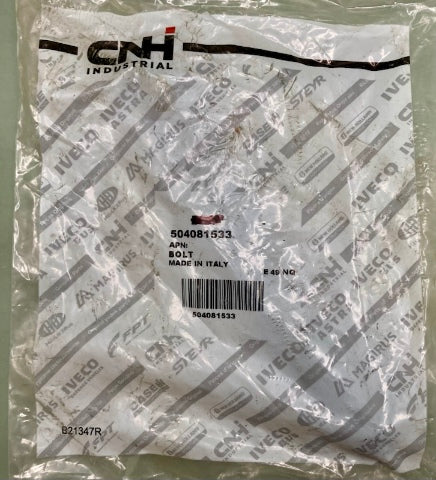 CNH Industrial 504081533 Bolt New Genuine