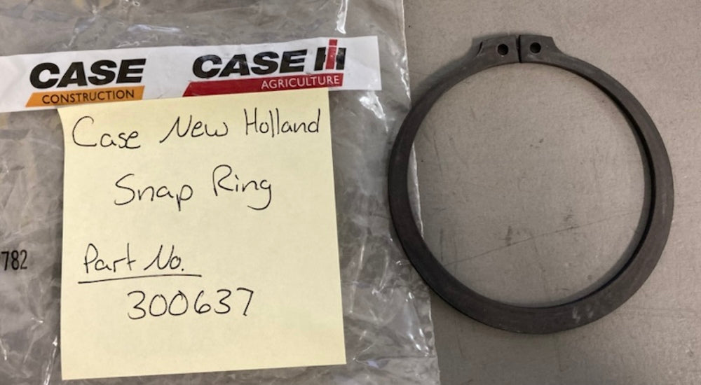 CNH 300637 External Snap Ring 70.96 mm ID x 2.5 mm Thk New Genuine
