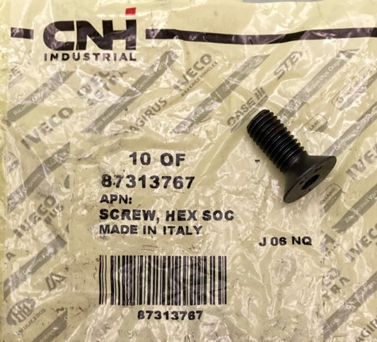 QTY 2 CNH Industrial 87313767 Screw Hex Soc New Genuine