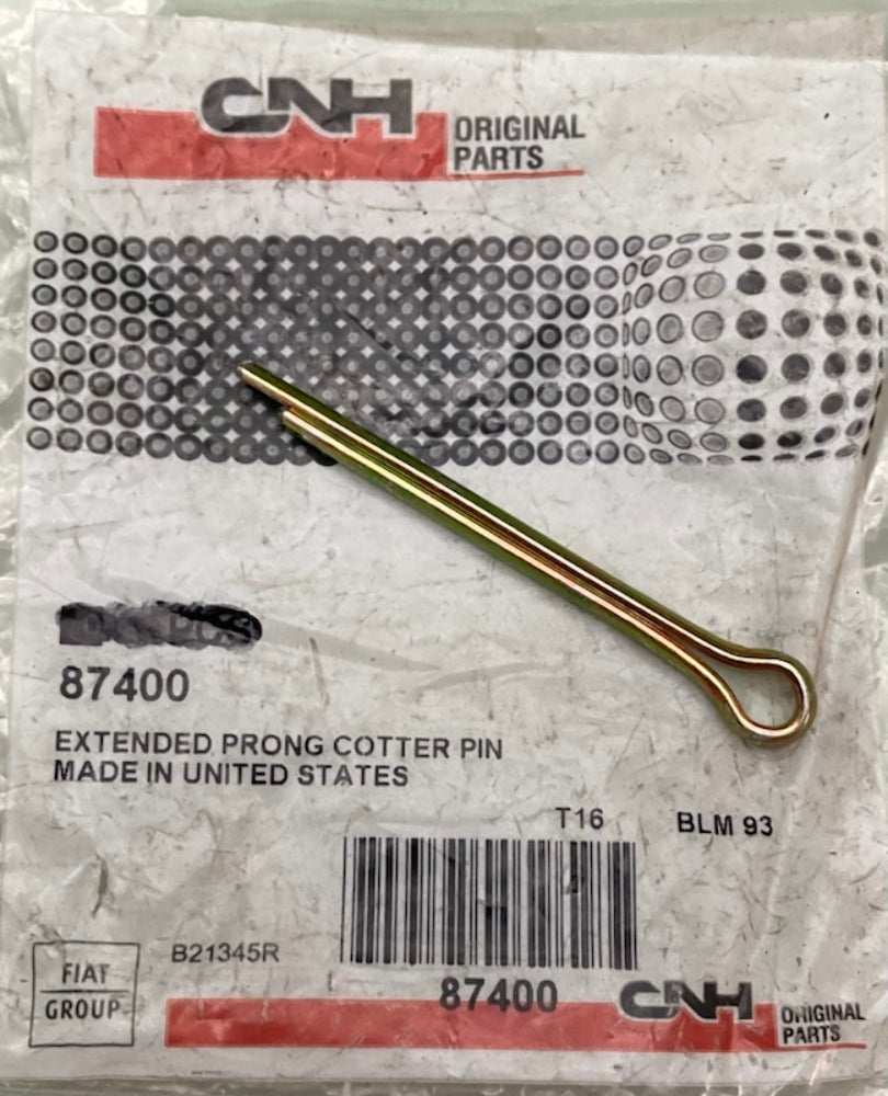 QTY 2 CNH 87400 Extended Prong Cotter Pin New Genuine