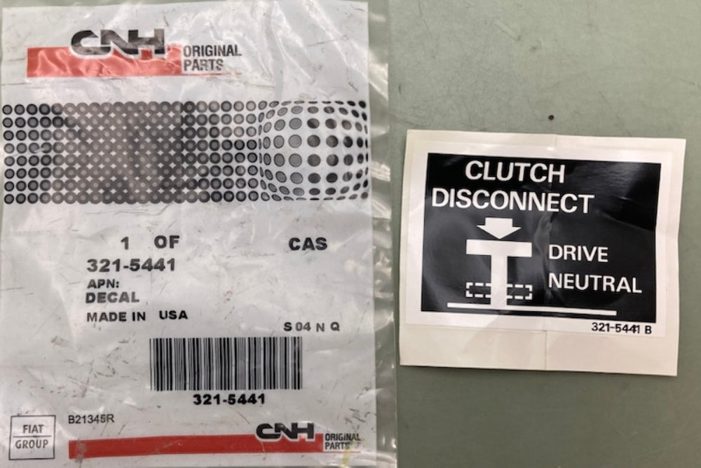 CNH 321-5441 Decal New Genuine